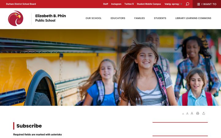 Screenshot of ebphin-subscribe.ddsb.ca