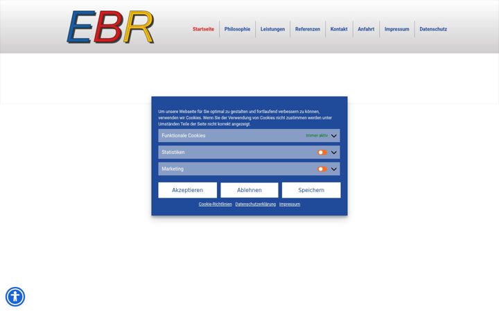 Captura de pantalla de ebr-formenbau.de