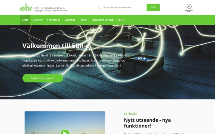Screenshot von ebre.se