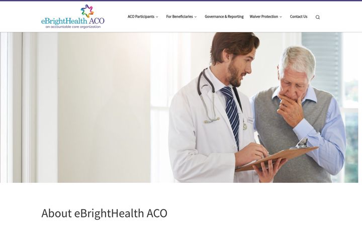 Ekrano kopija ebrighthealthaco.org