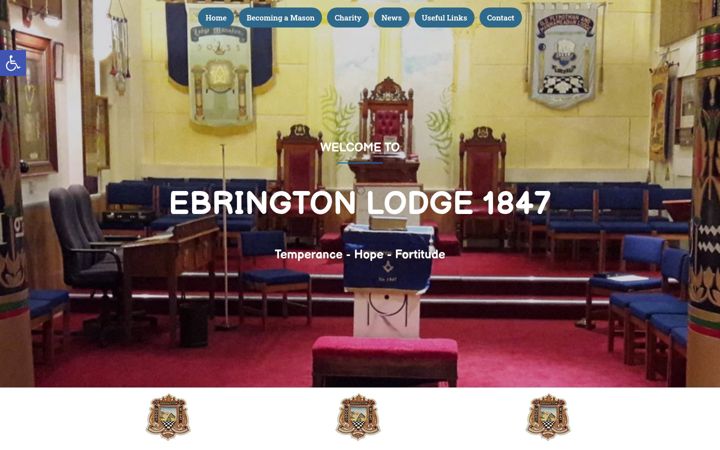 Screenshot of ebringtonlodge1847.org.uk