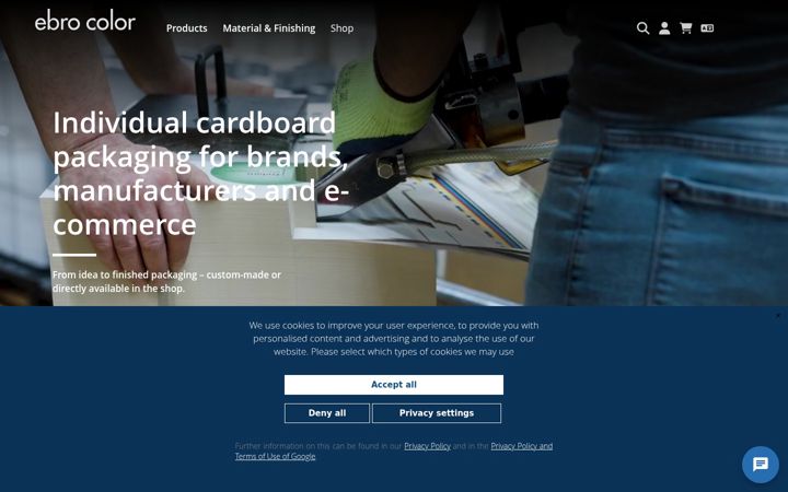 Screenshot of ebrocolor.com