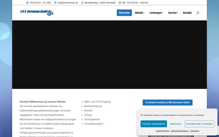 Screenshot of ebs-berentzen.de