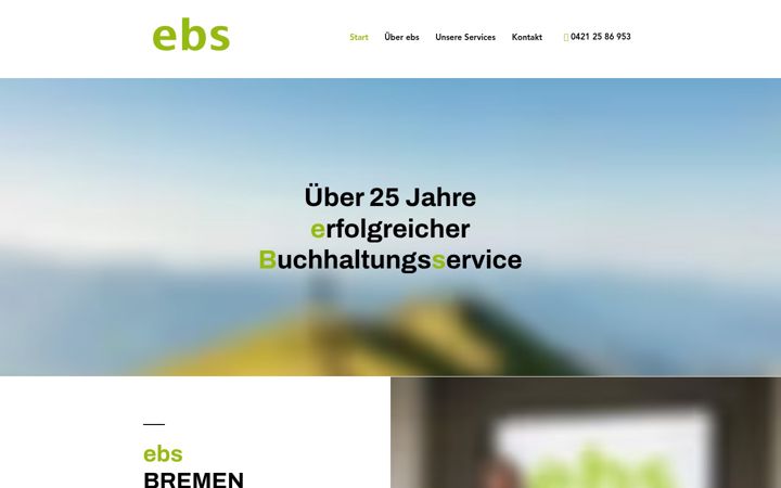 Screenshot of ebs-bremen.de