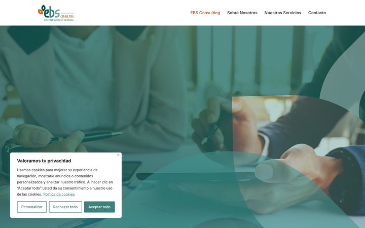 Skjermbilde av ebs-consulting.es
