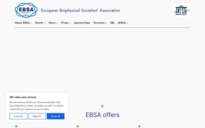 Screenshot of ebsa.org