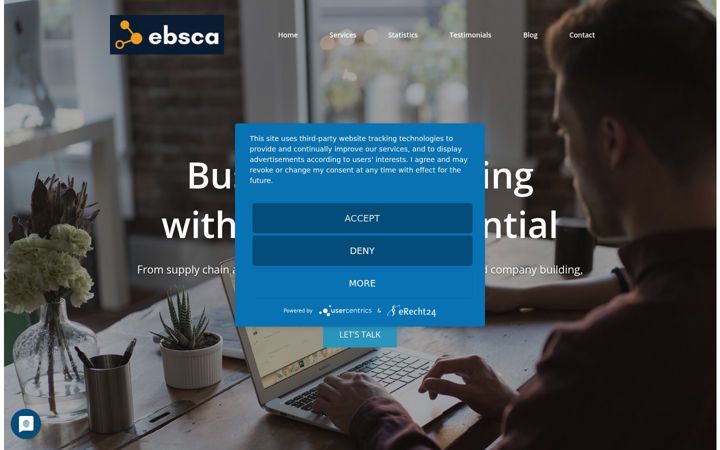Screenshot of ebsca.de