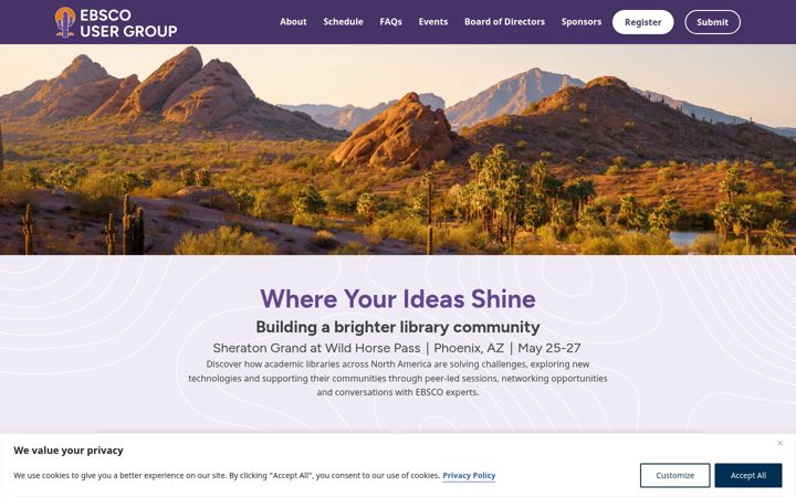 Screenshot of ebscousergroup.org