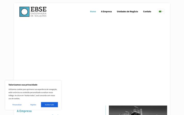 Skärmbild av ebse.com.br