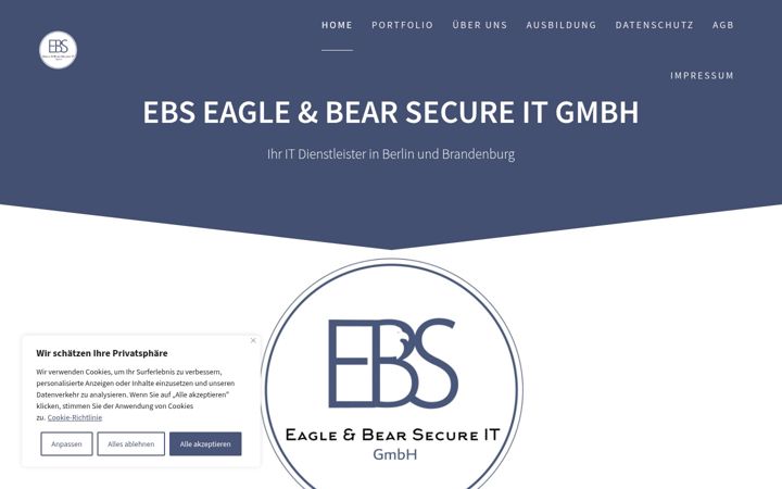 Screenshot of ebsecure-it.de