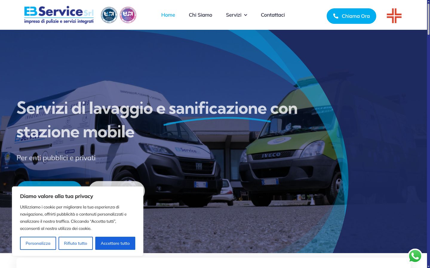 Képernyőkép a bármilyen interakció előtt megjelenő hozzájárulási bannerről