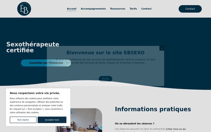 Screenshot of ebsexo.com