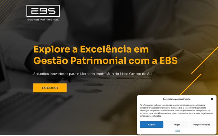 Screenshot of ebsgestaopatrimonial.com.br