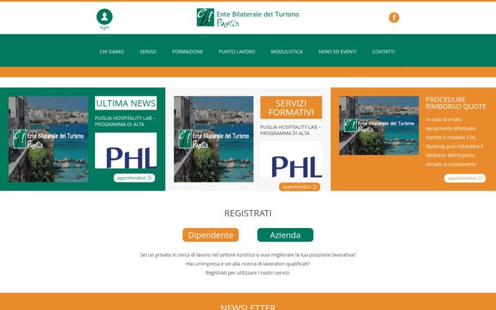 Captura de ecrã de ebt-puglia.it