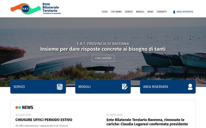 Screenshot of ebt.ra.it