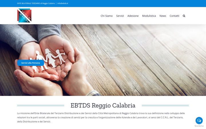 Captura de ecrã de ebtds.it