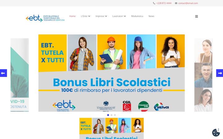 Screenshot of ebtsr.it