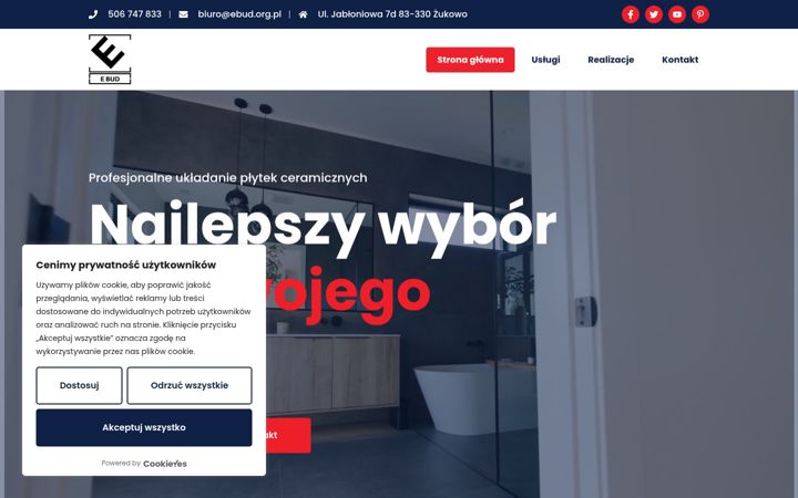 Screenshot of ebud.org.pl