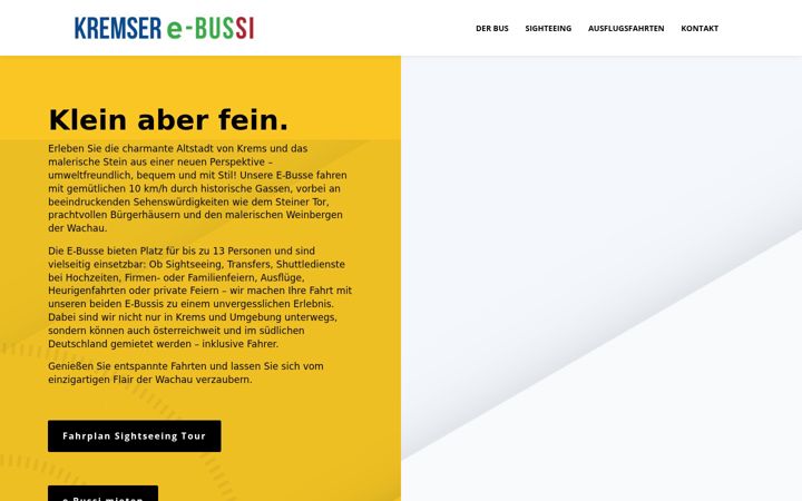 Screenshot of ebus-krems.at