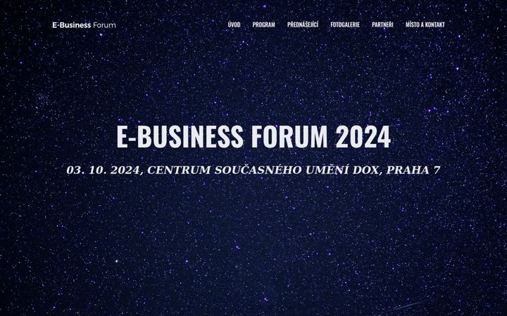 Snimka zaslona za ebusinessforum.cz