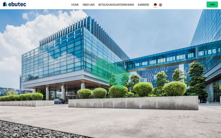 Screenshot of ebutec.com