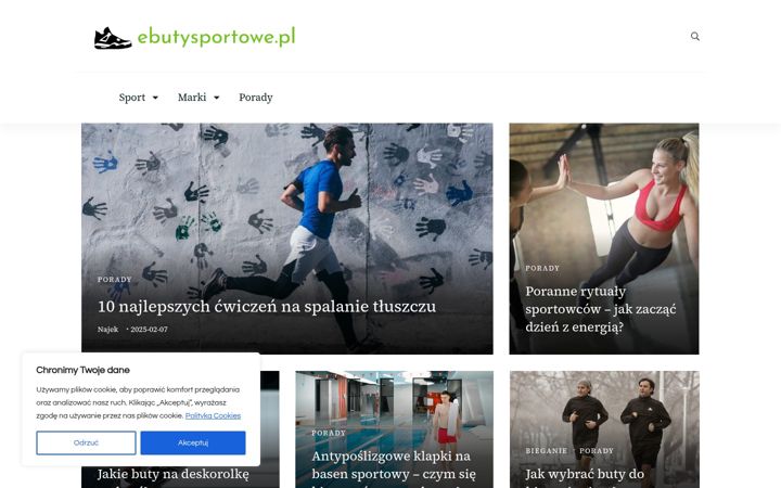 Captura de pantalla de ebutysportowe.pl