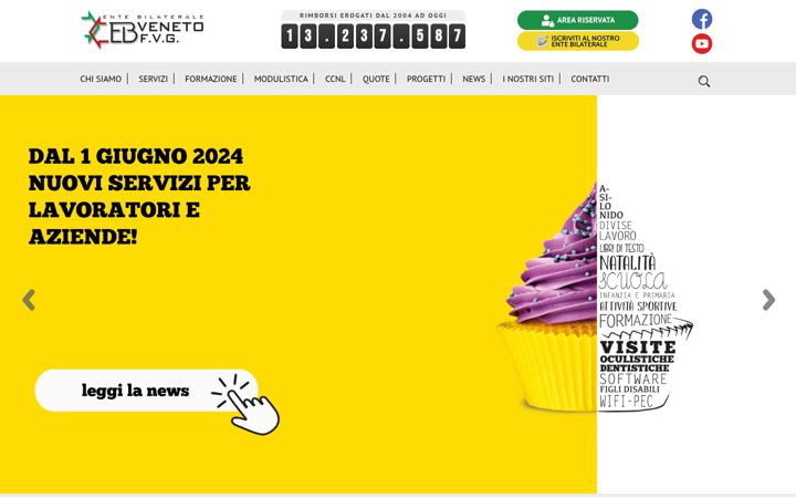 Captura de ecrã de ebvenetofvg.it