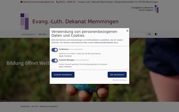 Screenshot of ebw-memmingen.de