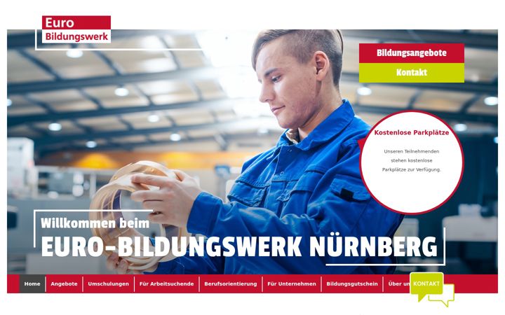 Screenshot of ebw-nuernberg.de