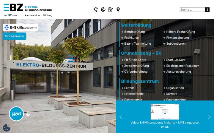 Screenshot of ebz.ch