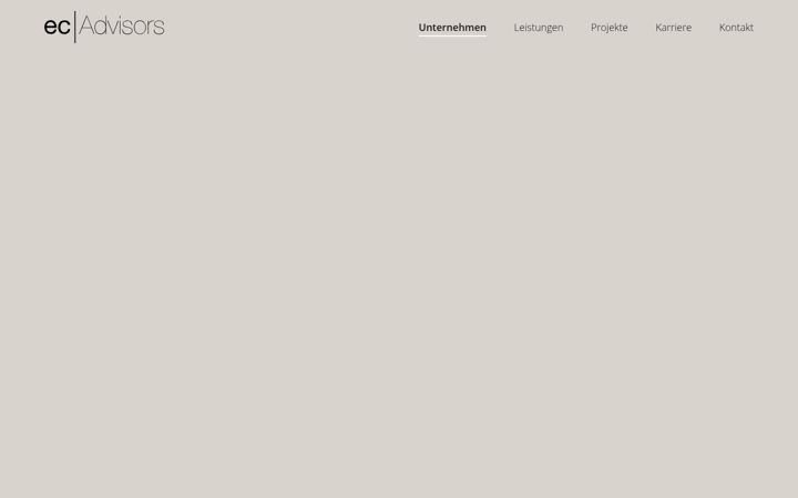 Screenshot of ec-advisors.com
