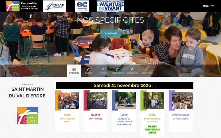Screenshot of ec-erdre.fr
