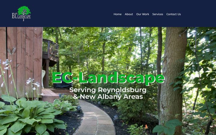 Screenshot of ec-landscape.com