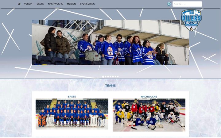 Screenshot of ec-oilers.at