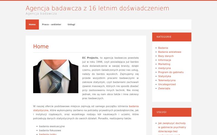 Screenshot of ec-projects.pl