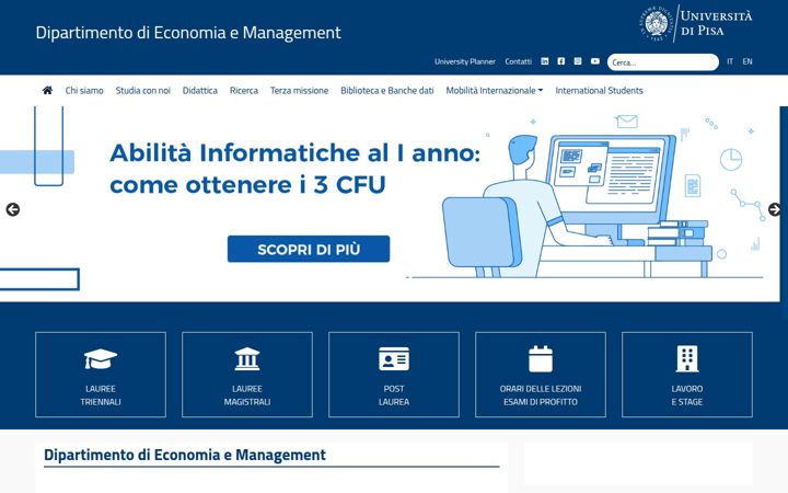 Screenshot ta' ec.unipi.it