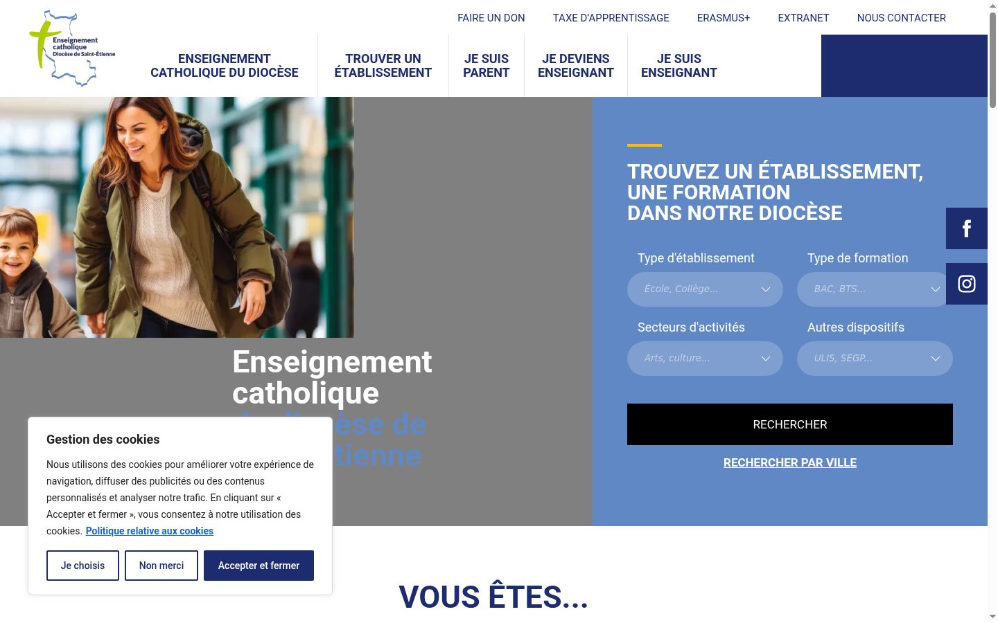 Screenshot tal-banner tal-kunsens muri qabel kwalunkwe interazzjoni