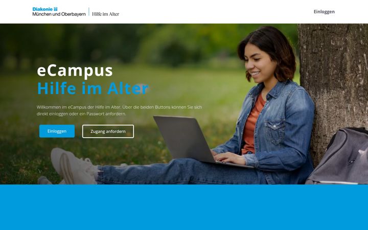 Screenshot of ecampus-diakonie.de