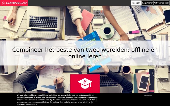 Screenshot von ecampuslearn.com