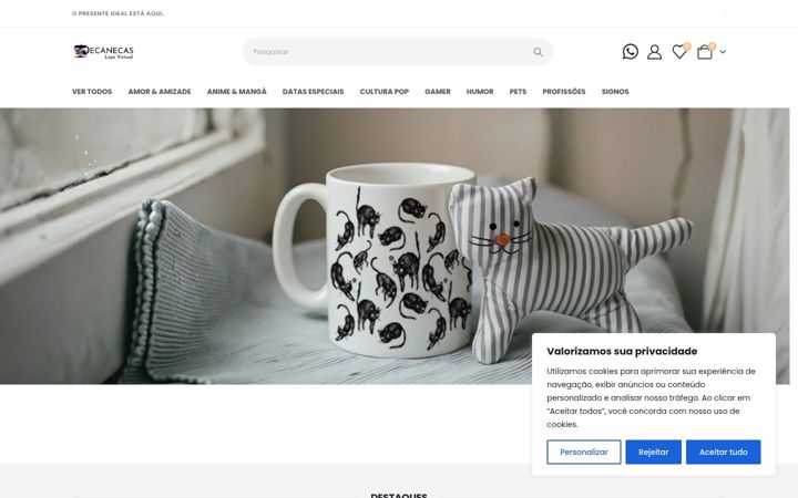 Skärmbild av ecanecas.com.br