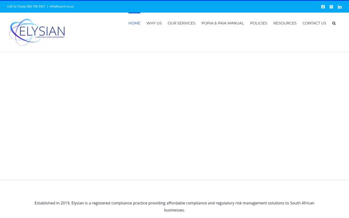 Screenshot ta' ecarm.co.za