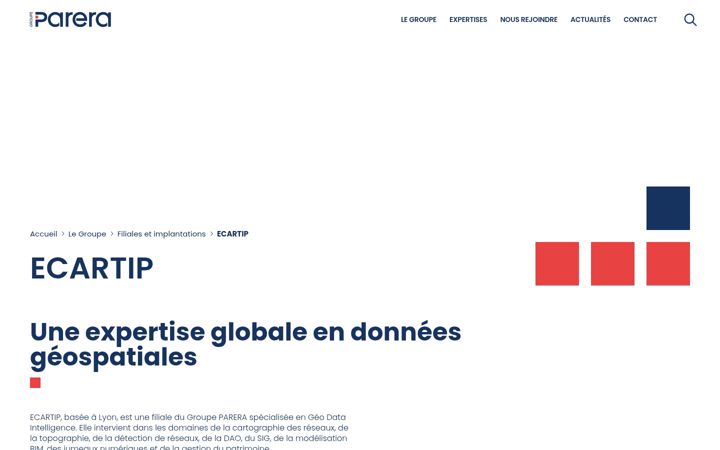Screenshot of ecartip.fr