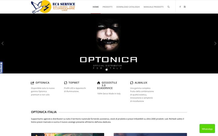 Screenshot of ecaservice.it