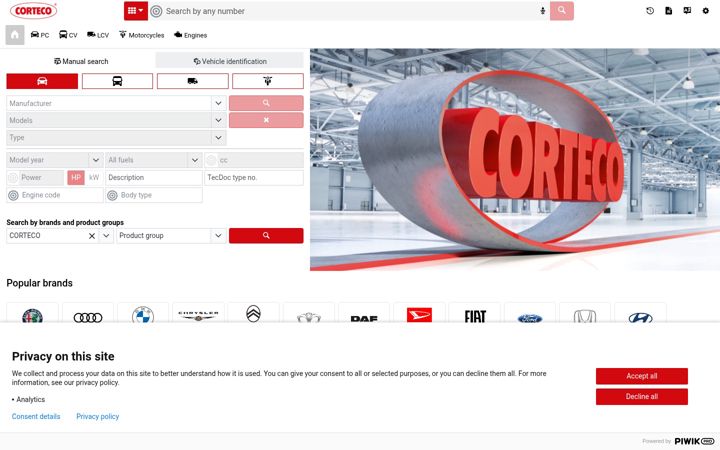 Screenshot of ecatcorteco.com