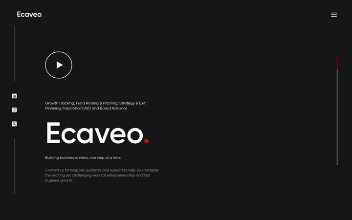 Screenshot of ecaveo.com