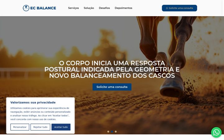 Screenshot of ecbalance.com