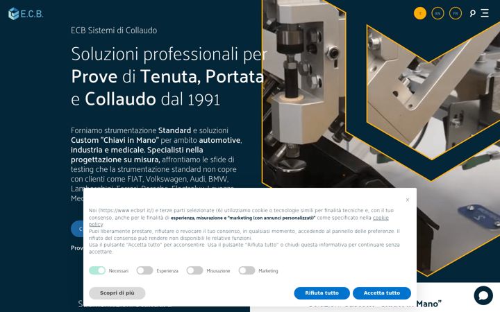 Screenshot of ecbsrl.it