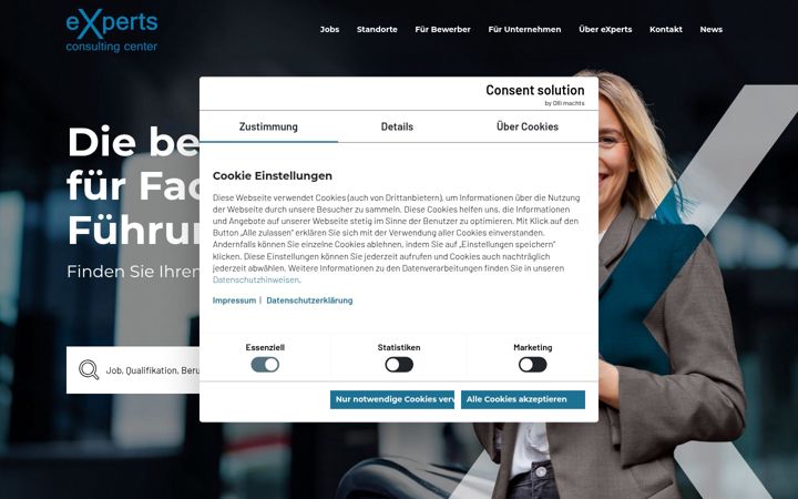 Screenshot of ecc-experts.at