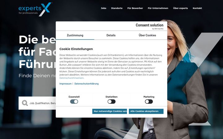 Skærmbillede af ecc-experts.info