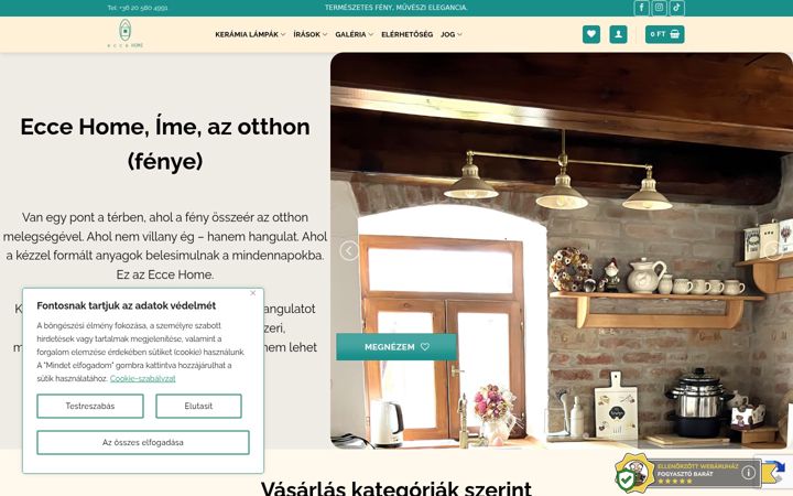 Screenshot of eccehome.eu